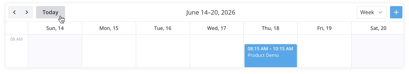 SVAR React Calendar with Next.js - Toolbar
