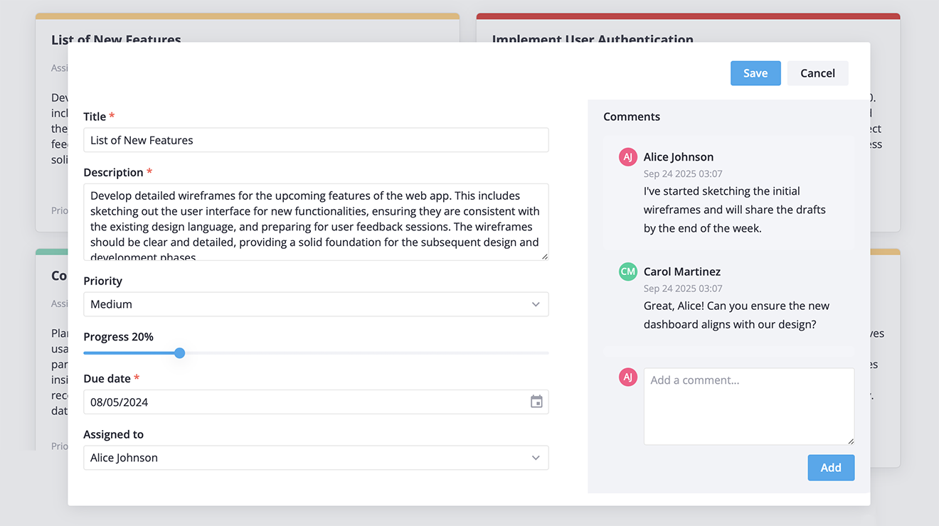 SVAR React Editor UI