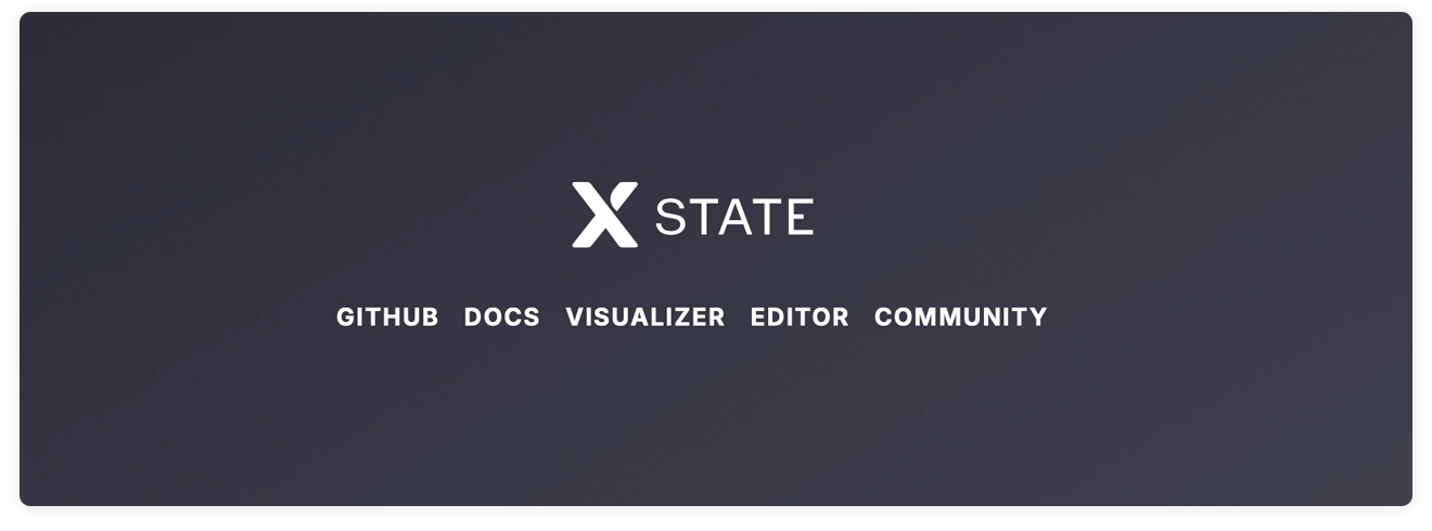 XState website screenshot