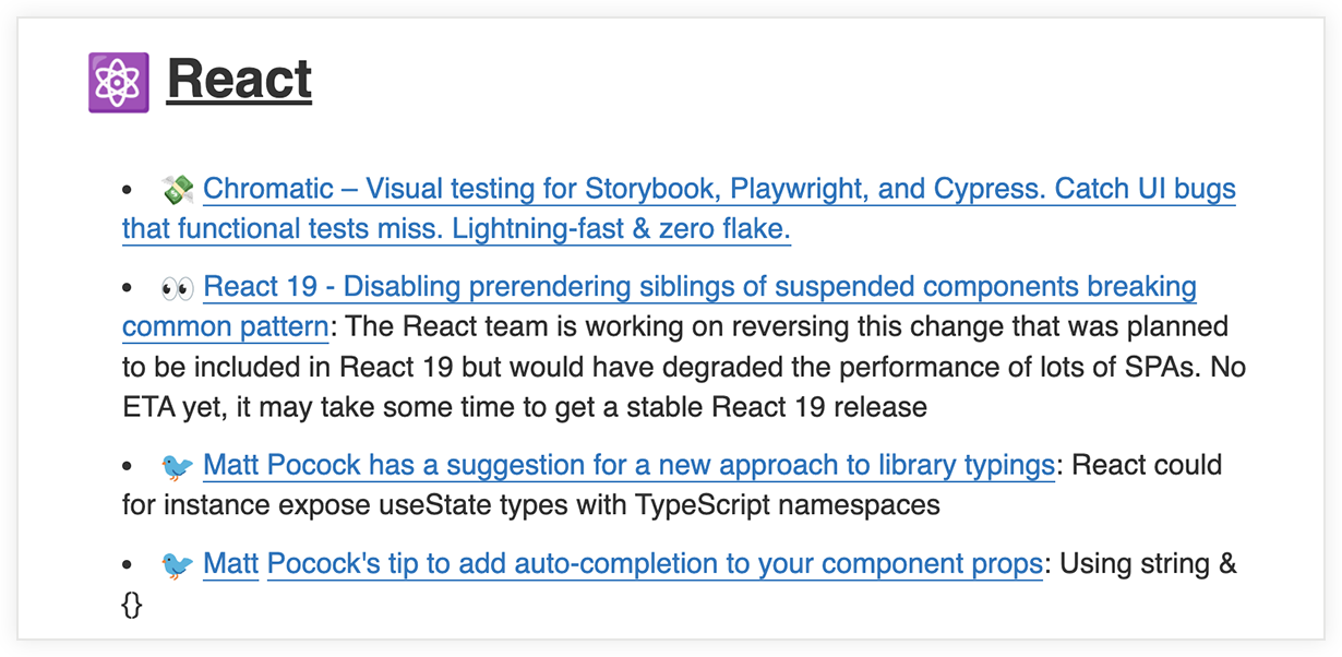 This week in React newsletter