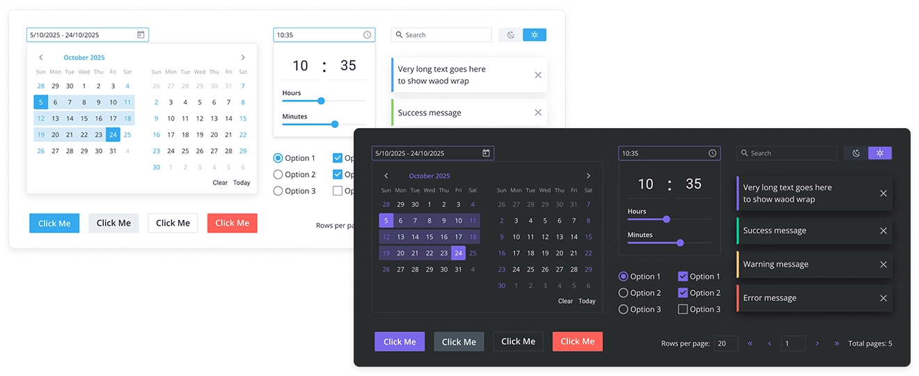SVAR Vue Core - UI Components Library