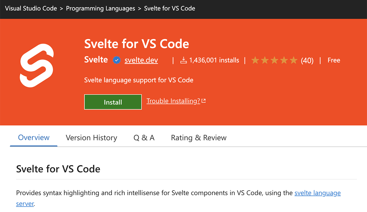 Svelte for VS Code