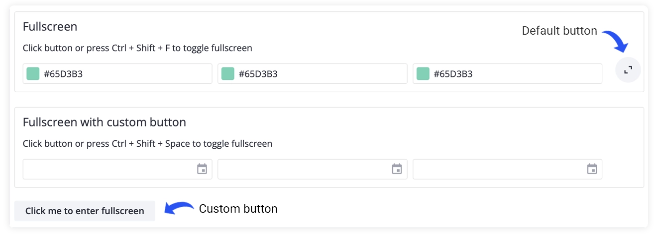 SVAR React Core - Fullscreen Component