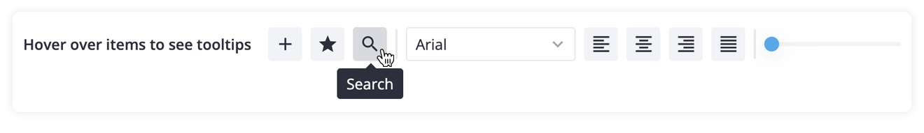 SVAR Core - Tooltip component