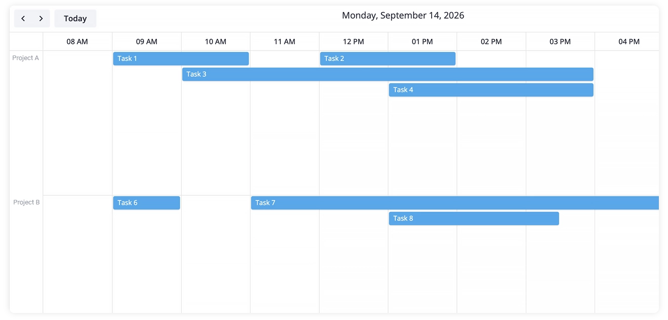 Timeline for Project Management