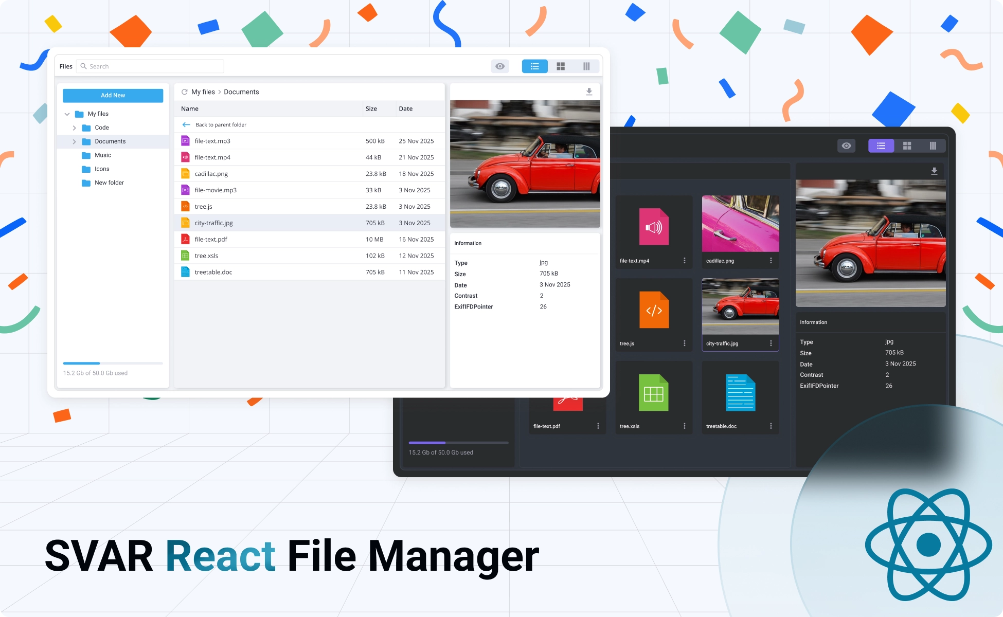 File Explorer Component for Modern React Applications