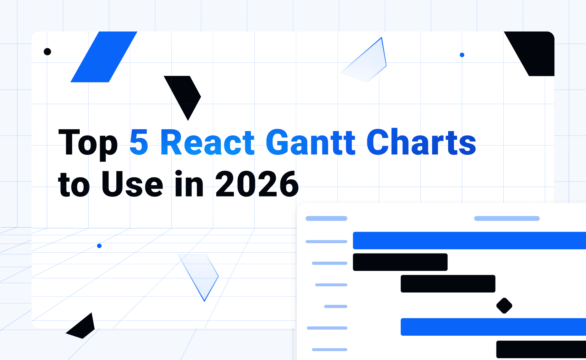 Top 5 React Gantt Chart Libraries To Use in 2026