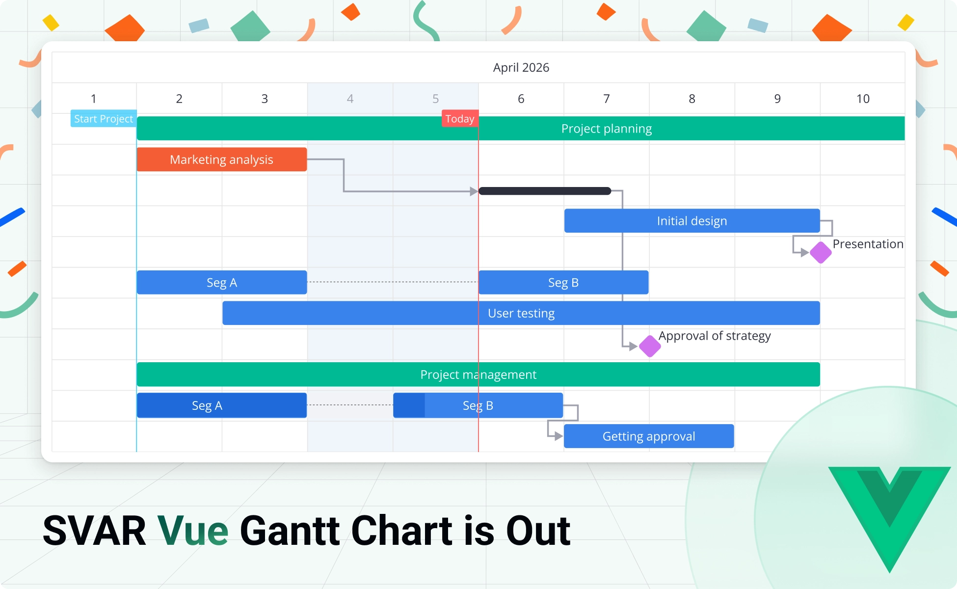 Introducing SVAR Vue Gantt: Interactive Project Scheduling for Vue 3