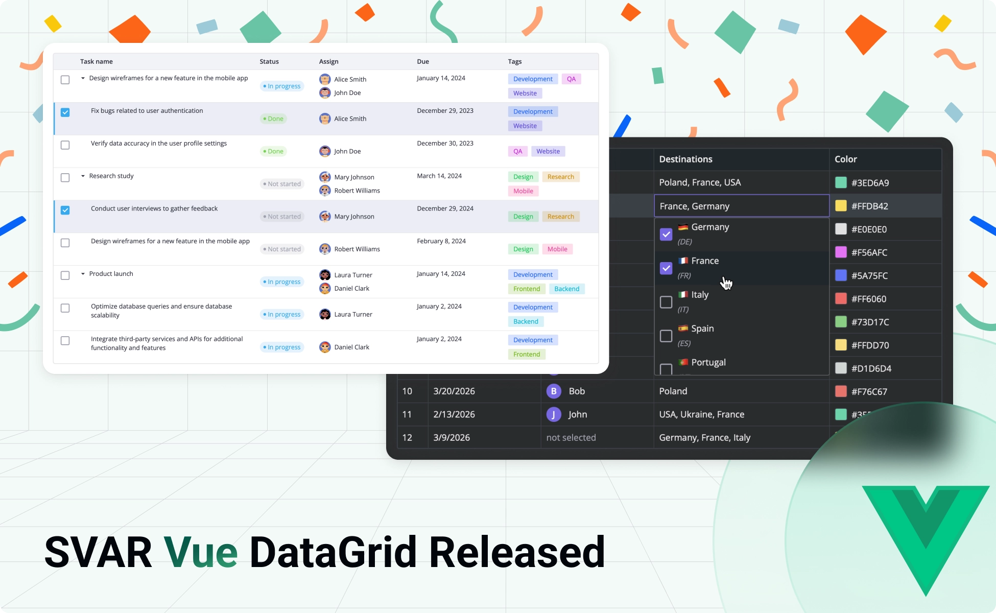SVAR Vue DataGrid: Build Feature-Rich Data Tables in Vue.js