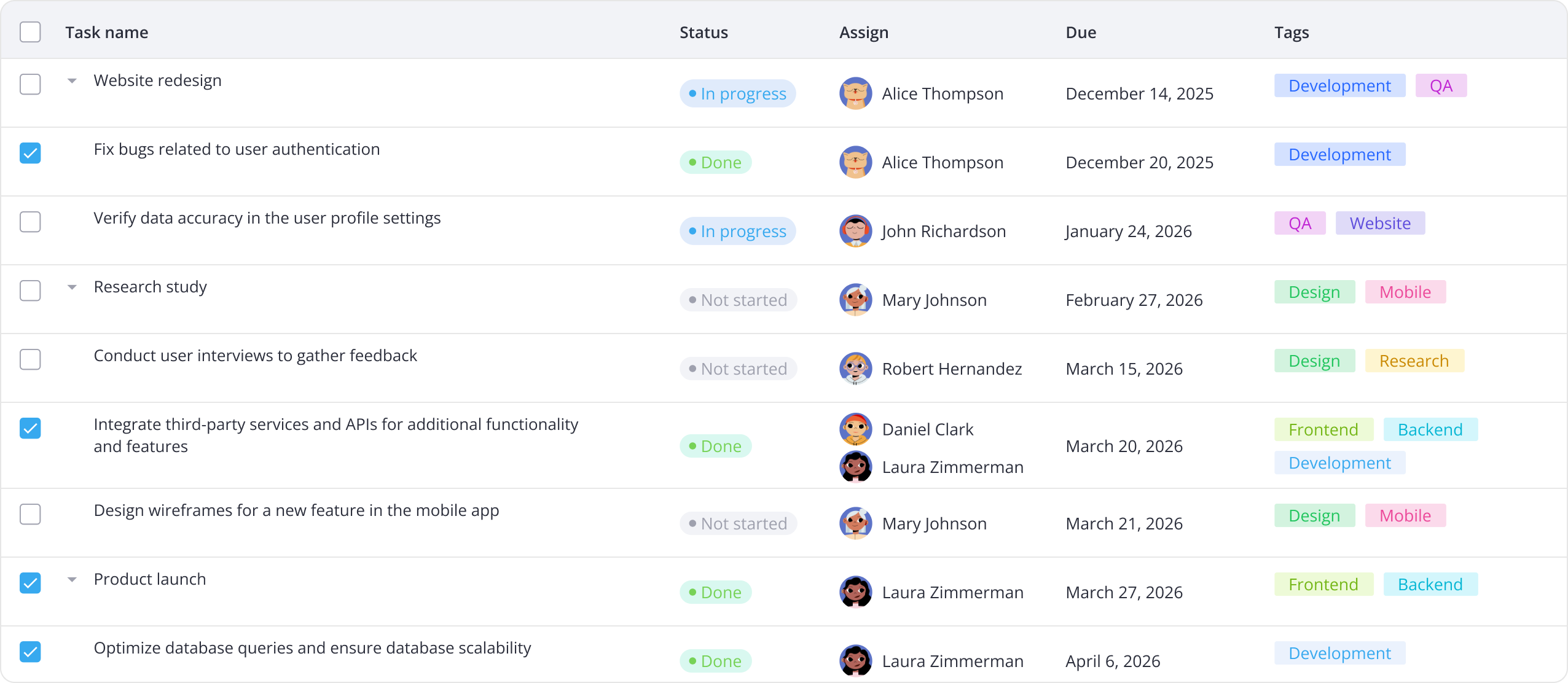 SVAR React DataGrid component — light & dark theme