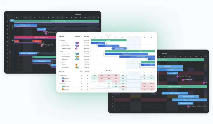 Feature-rich SVAR Vue Gantt chart for project management